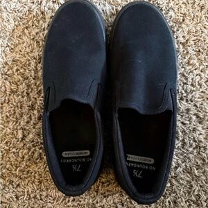 No Boundaries Black Men's Slip-On Loafers